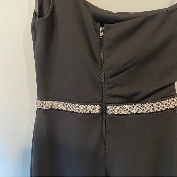 NWT Windsor Black One Shoulder long Dress - Picture 5 of 11